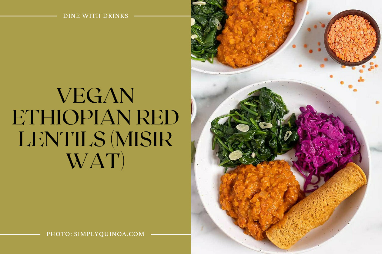 Vegan Ethiopian Red Lentils (Misir Wat)
