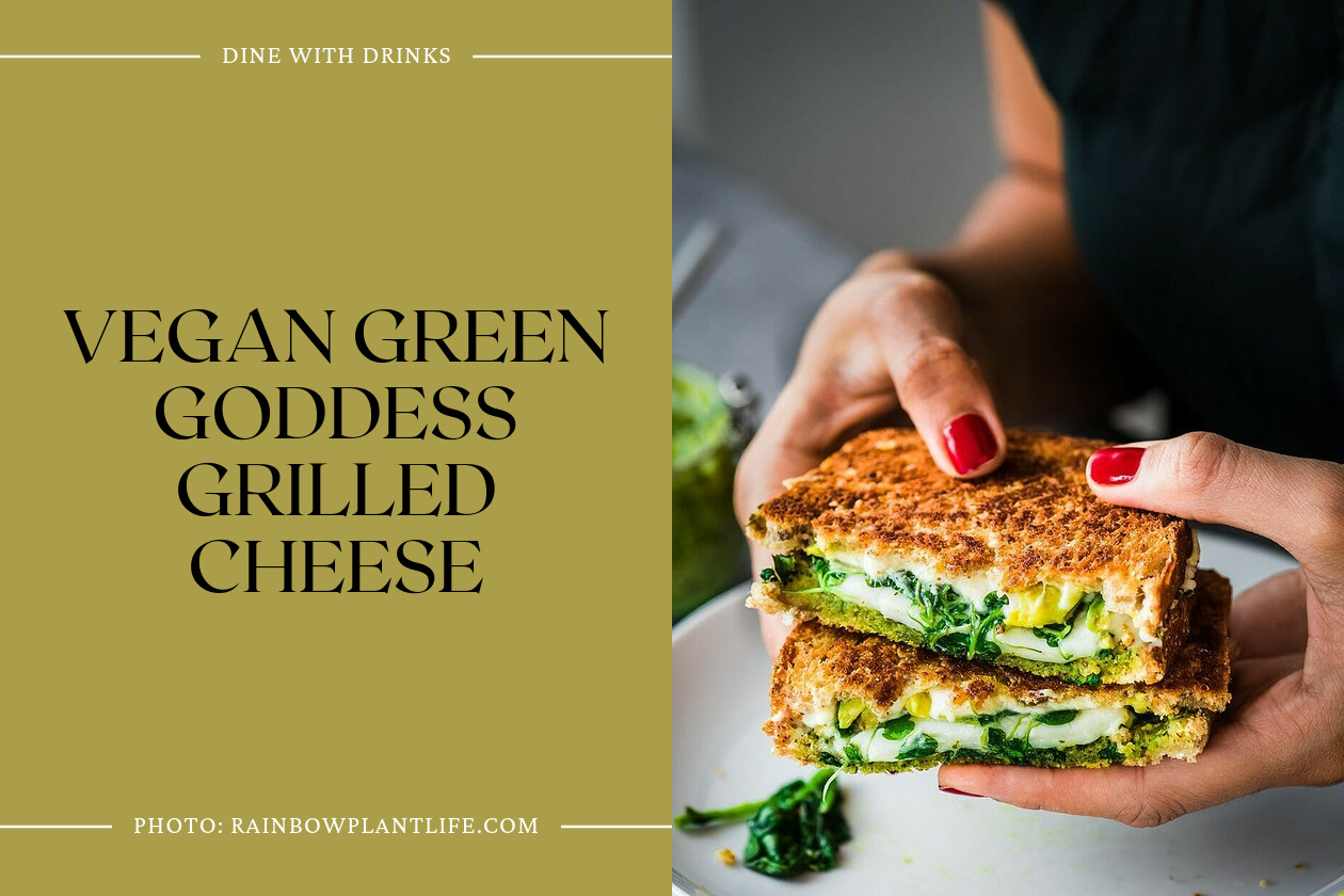 Vegan Green Goddess Grilled Cheese