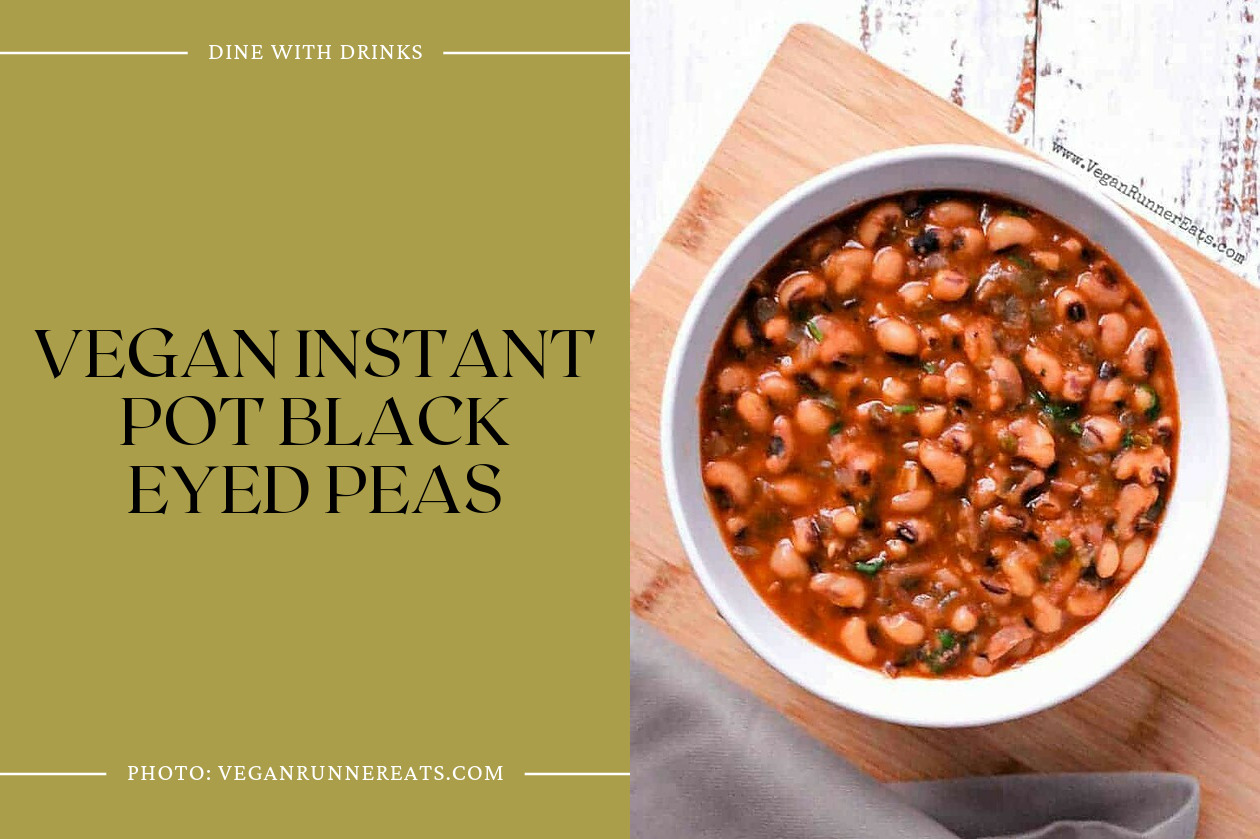 Vegan Instant Pot Black Eyed Peas