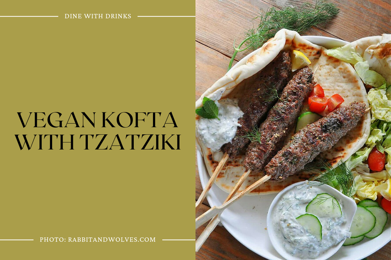 Vegan Kofta With Tzatziki