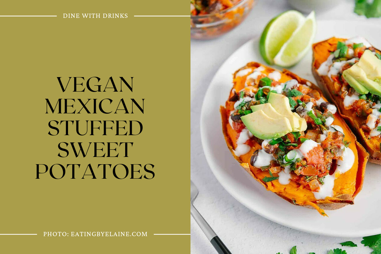 Vegan Mexican Stuffed Sweet Potatoes