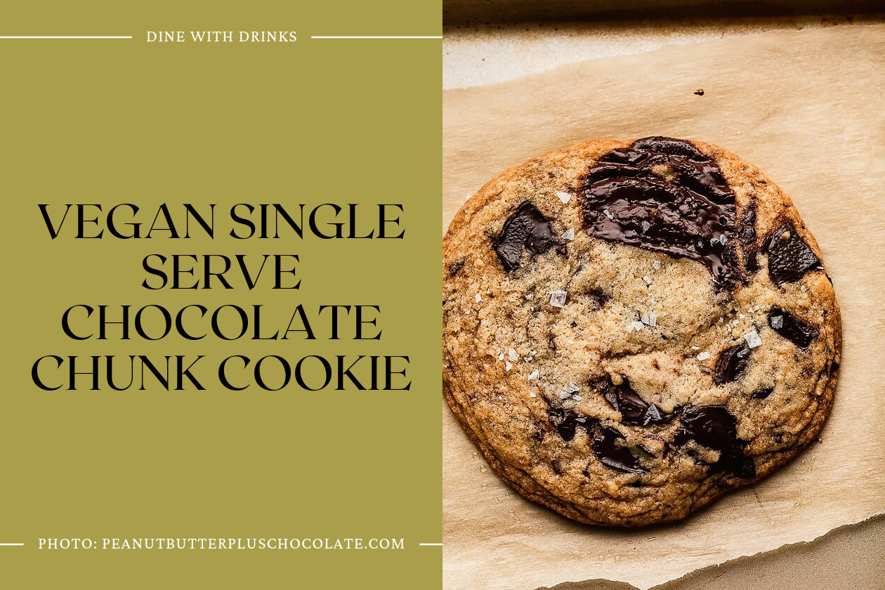 Vegan Single Serve Chocolate Chunk Cookie