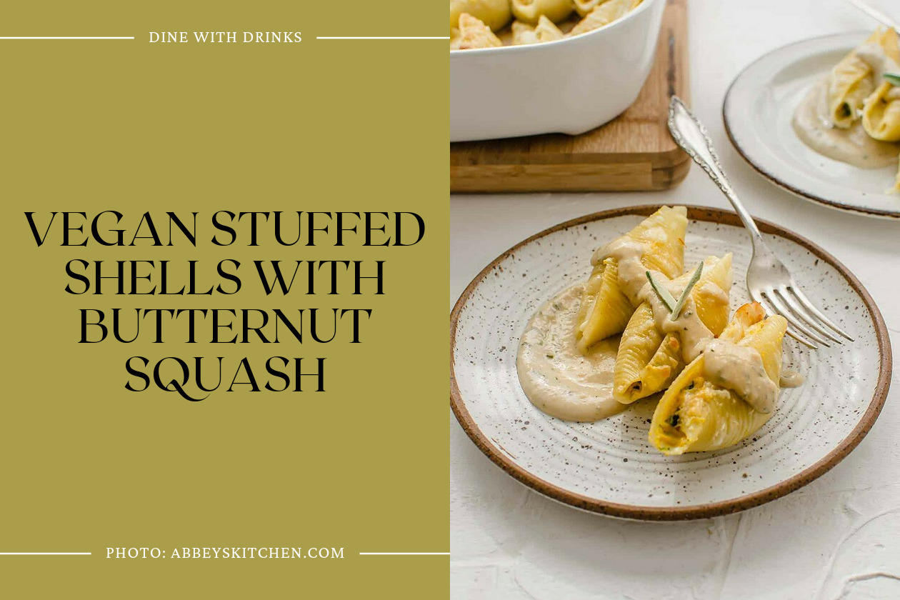 Vegan Stuffed Shells With Butternut Squash