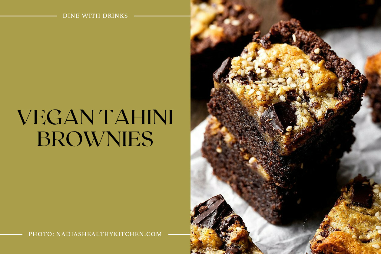 Vegan Tahini Brownies