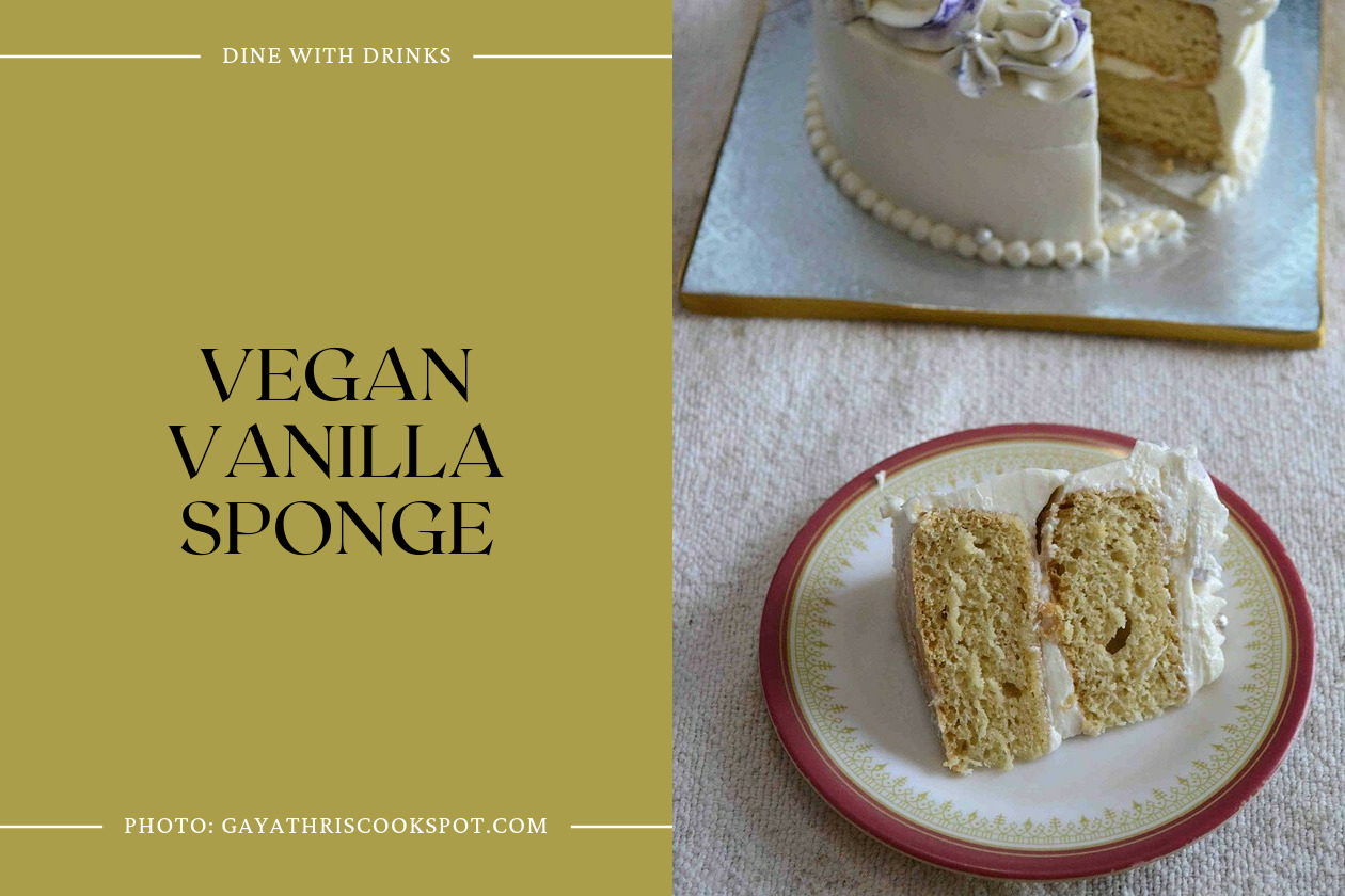 Vegan Vanilla Sponge