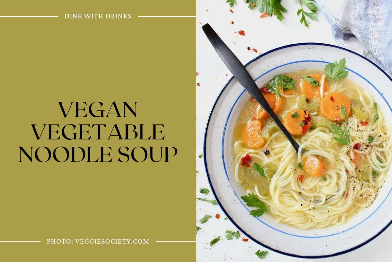 Vegan Vegetable Noodle Soup