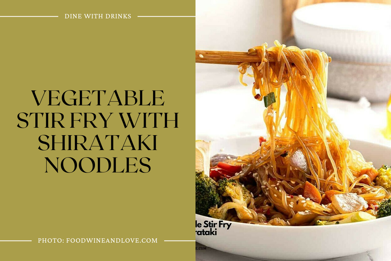 Vegetable Stir Fry With Shirataki Noodles