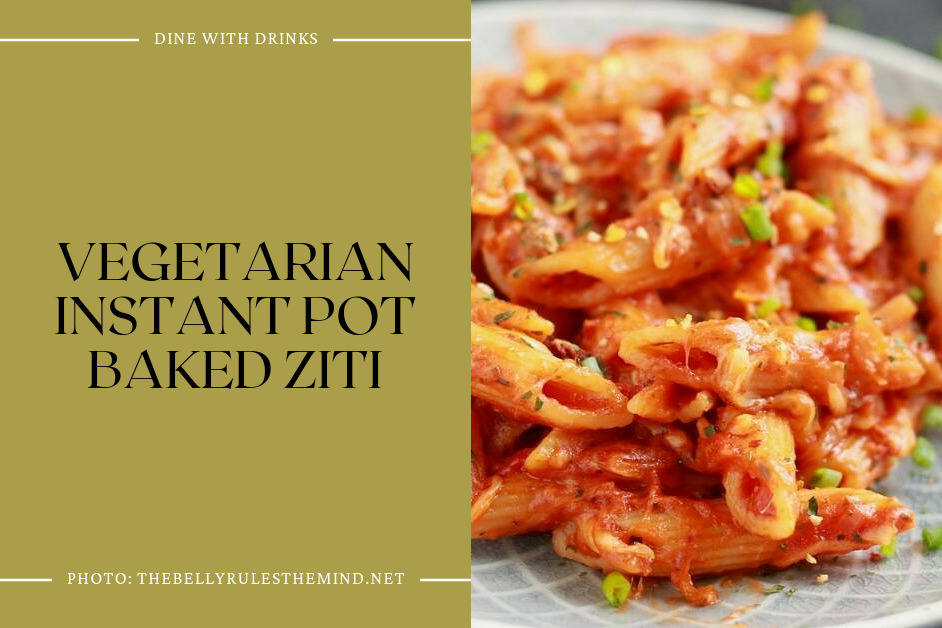 Vegetarian Instant Pot Baked Ziti