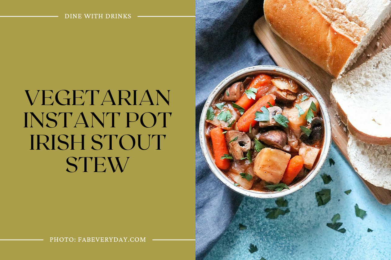 Vegetarian Instant Pot Irish Stout Stew