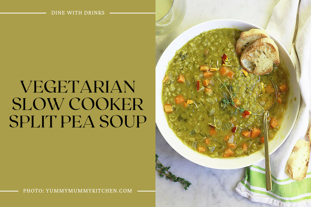 Vegetarian Slow Cooker Split Pea Soup