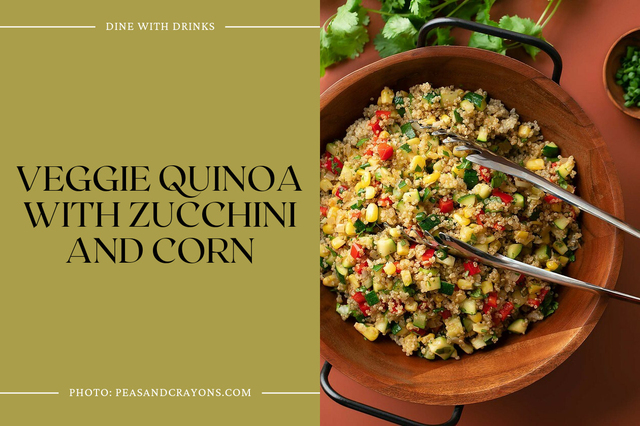 Veggie Quinoa With Zucchini And Corn