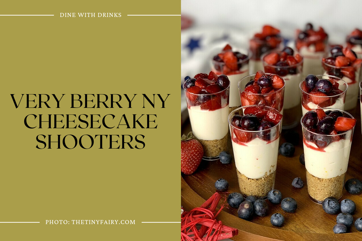 Very Berry Ny Cheesecake Shooters