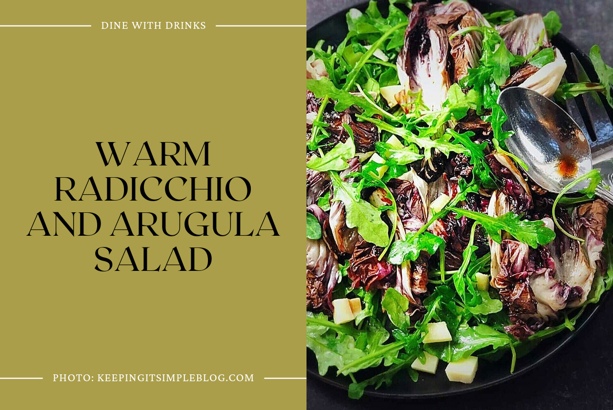 Warm Radicchio And Arugula Salad