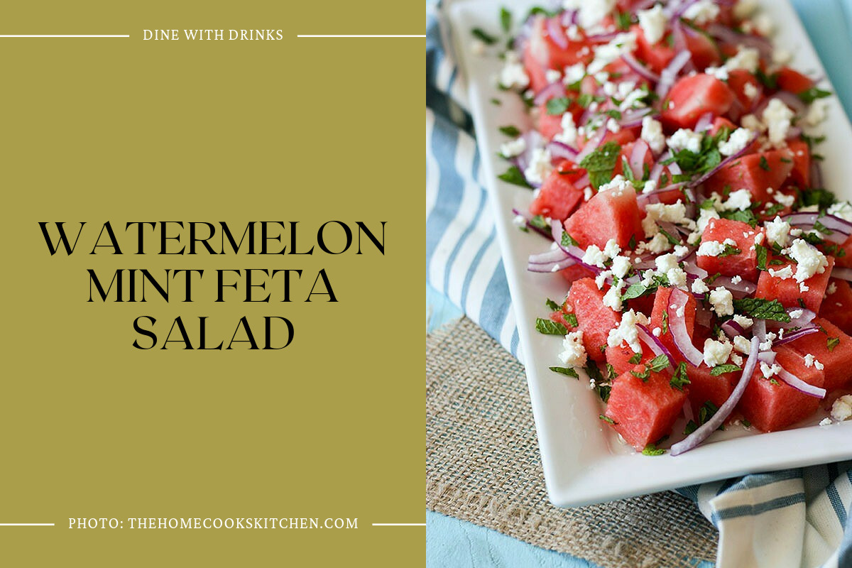 Watermelon Mint Feta Salad