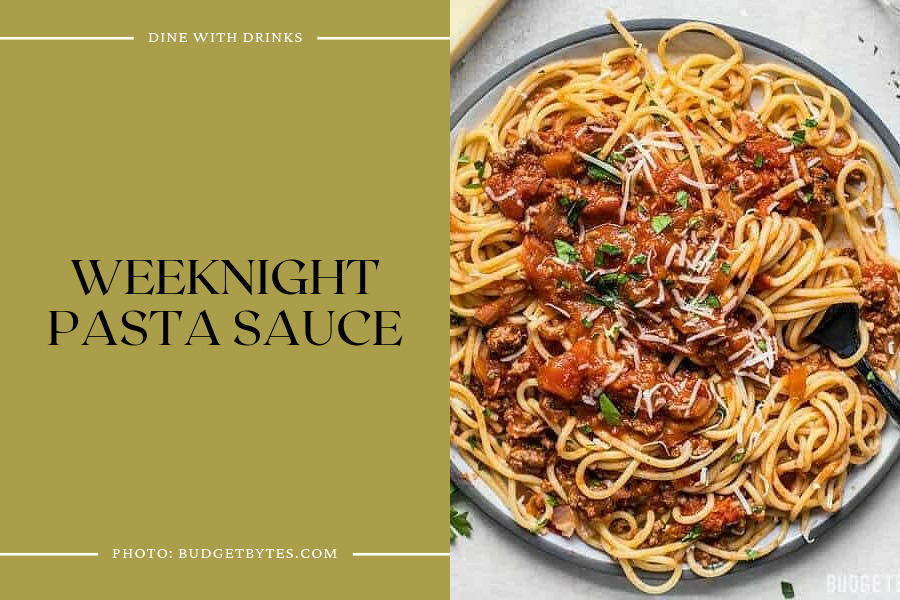 Weeknight Pasta Sauce