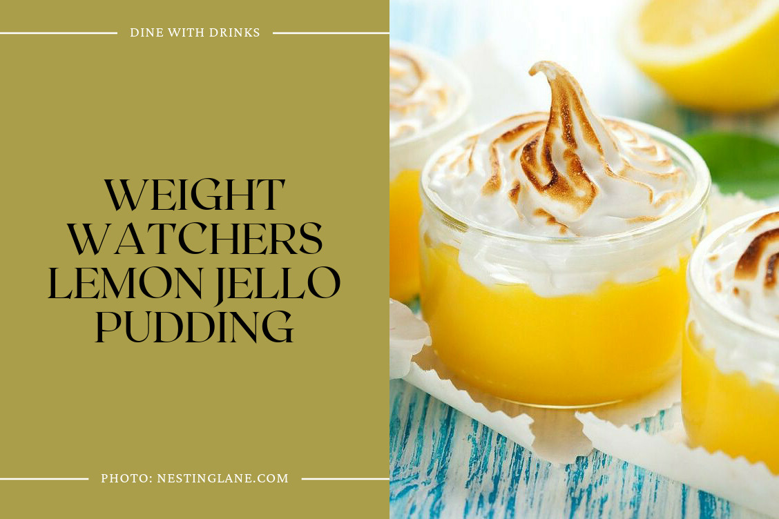 Weight Watchers Lemon Jello Pudding