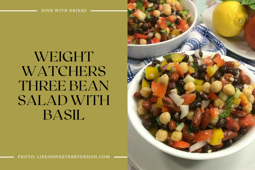 Weight Watchers Three Bean Salad With Basil
