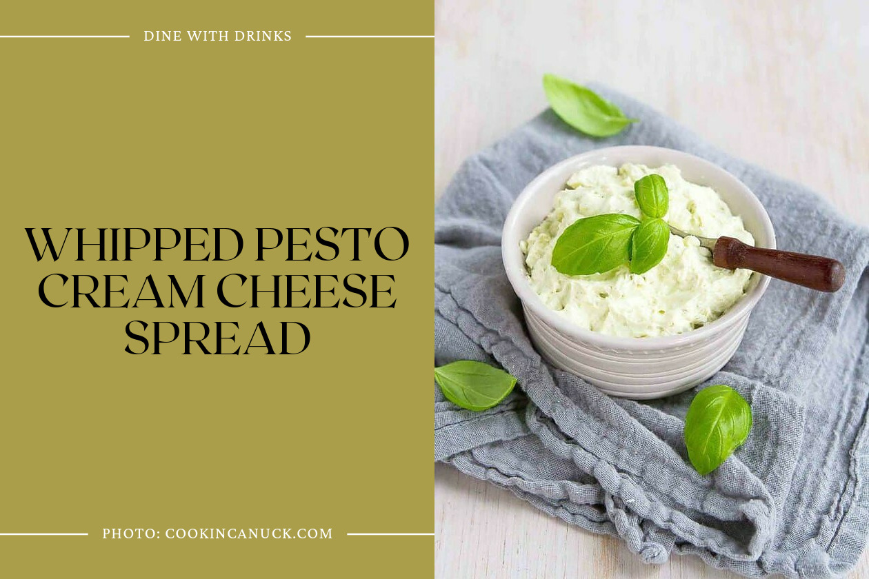 Whipped Pesto Cream Cheese Spread