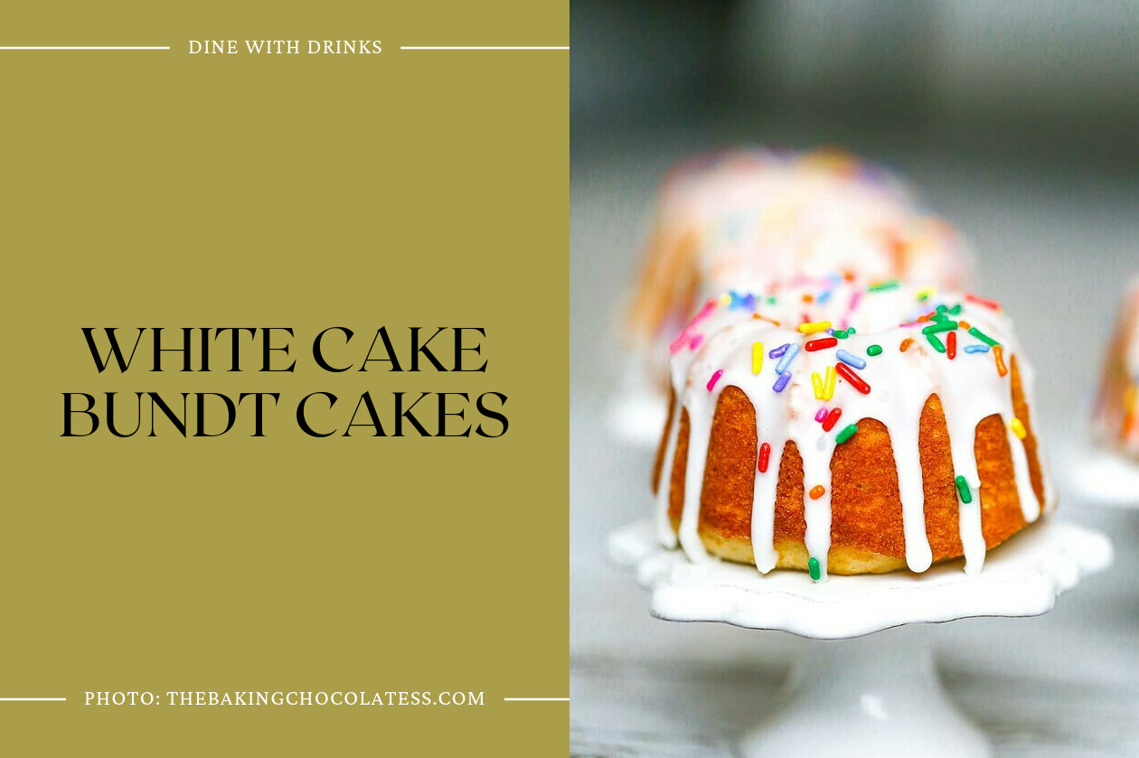 White Cake Bundt Cakes