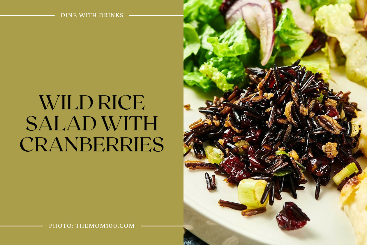 Wild Rice Salad With Cranberries
