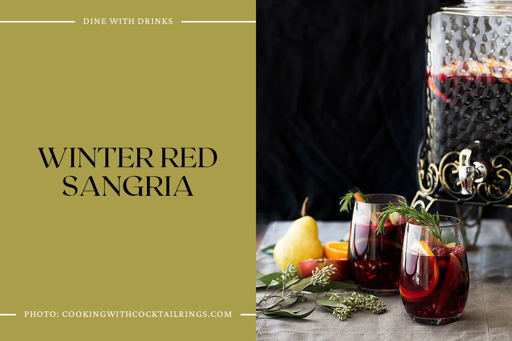 Winter Red Sangria