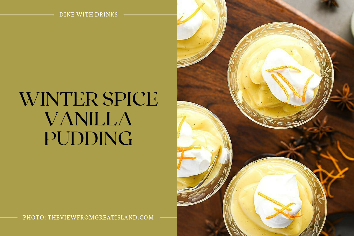 Winter Spice Vanilla Pudding
